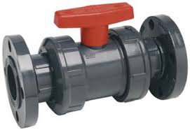 PVC True Union 2000 Standard Ball Valves Flanged Ends